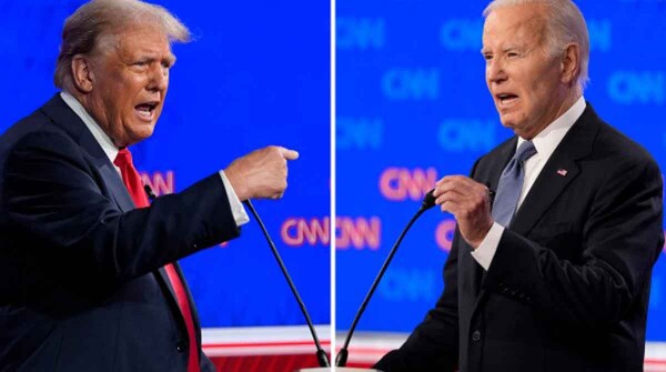 Debate presidencial en EE.UU.: un Trump agresivo domin el duelo contra un Biden desgastado